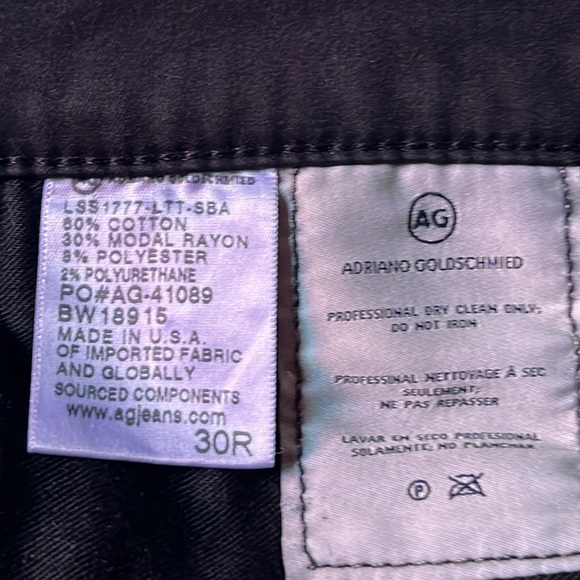 Adriano Goldschmied AG The Farrah High-Rise Skinny Ankle Black 30R - Picture 8 of 13